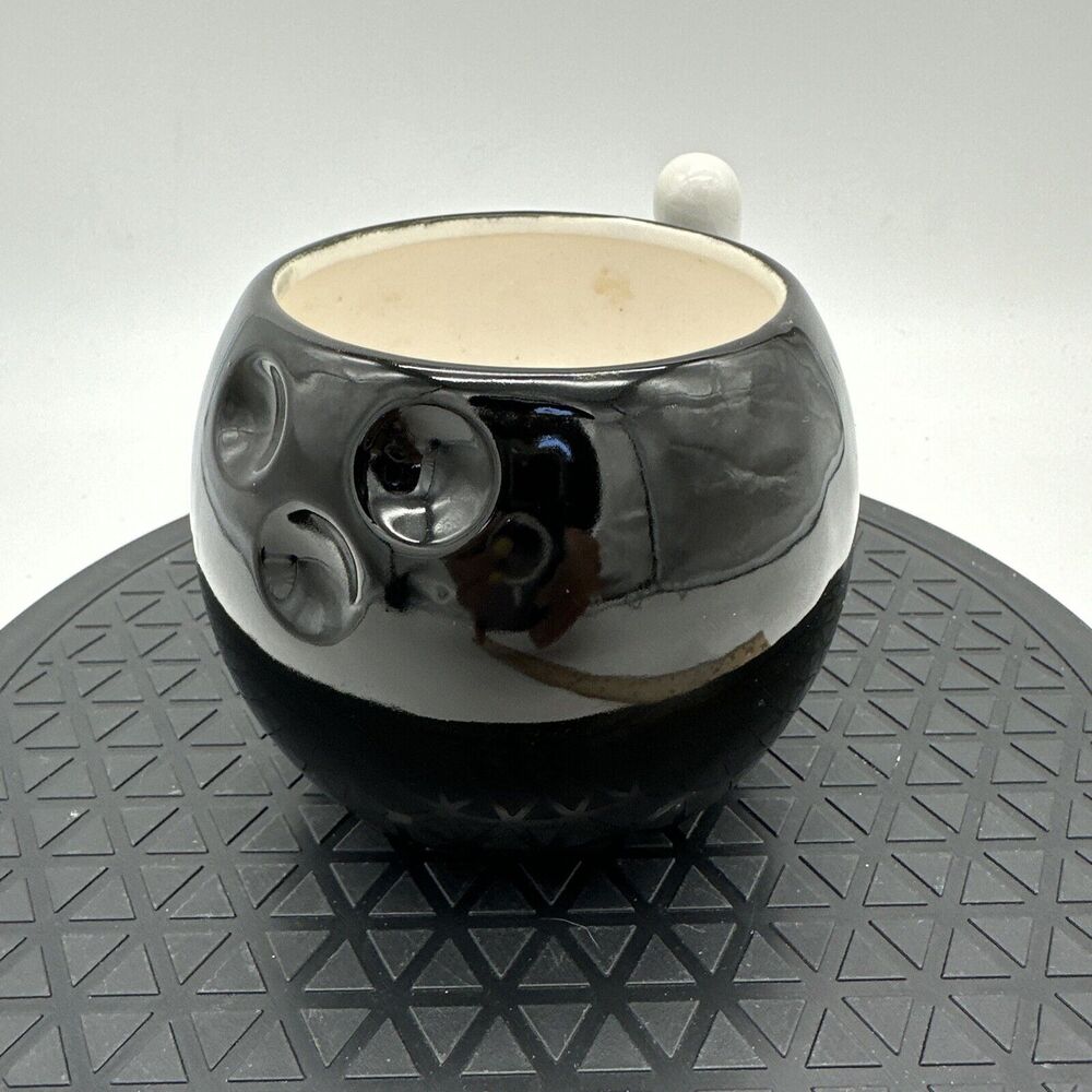 Vintage National Potteries Bowling Ball Coffee Mug Cup Ceramic Pins Ball 1963